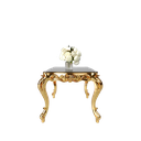 میز غذاخوری ماندگار روبینا مربع صفحه شیشه چاپی 8 میل