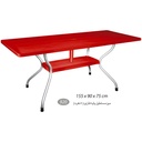 میز مستطیل پایه فلزی 8 نفره NS-920