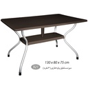 میز مستطیل پایه فلزی 6 نفره NS-921