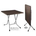 میز مربع پایه فلزی تاشو NS-723