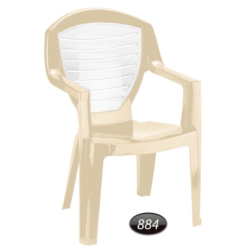 صندلی دسته دار  دو رنگ NS-884