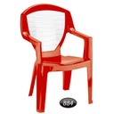 صندلی دسته دار  دو رنگ NS-884