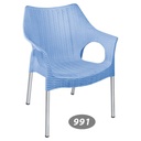 صندلی دسته دار  پایه فلزی حصیری ناصر 991