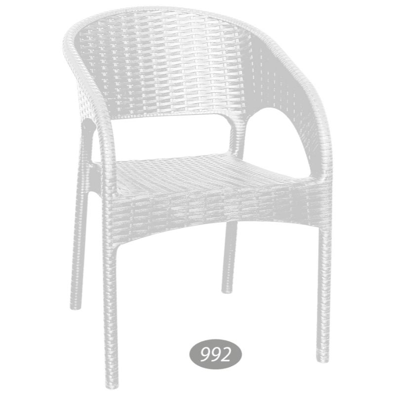 صندلی دسته دار حصیری NS-992