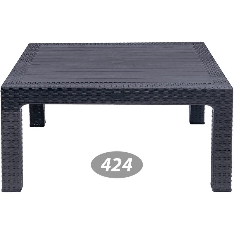 میز جلو مبلی  حصیری مربع NS-424