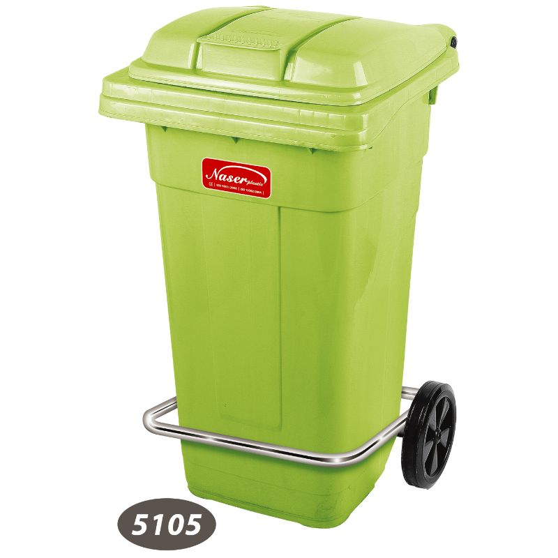سطل پدالی  چرخدارNS-5105