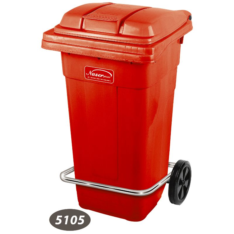 سطل پدالی  چرخدارNS-5105