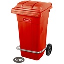 سطل پدالی  چرخدارNS-5105