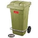 سطل پدالی  چرخدارNS-5105