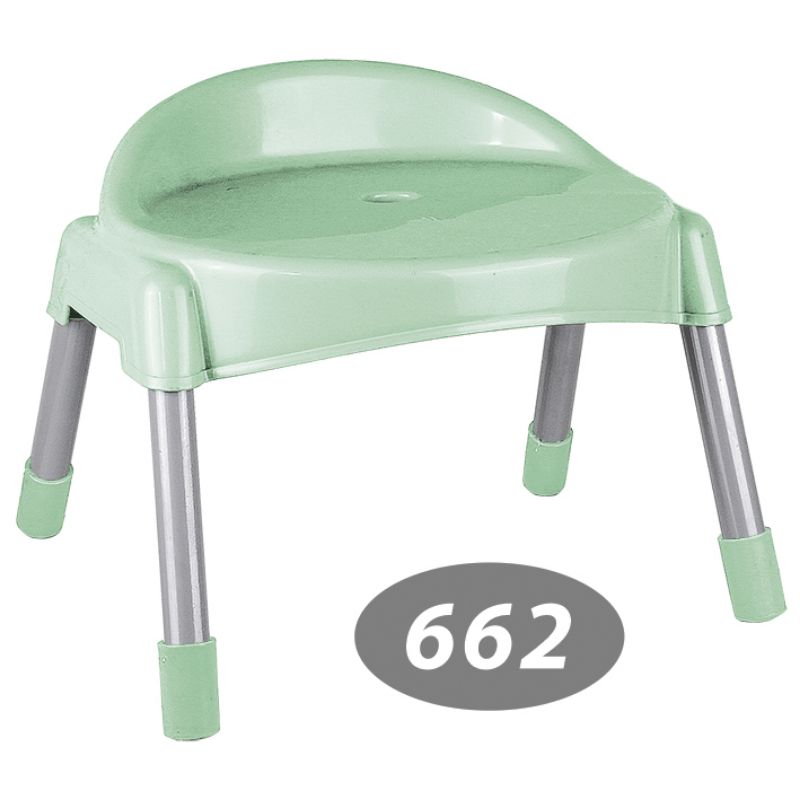 چهار پایه پشتی دار پایه فلزی کوتاه ناصر 662