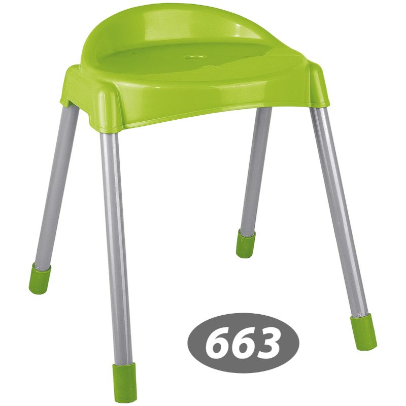 چهار پایه پشتی دار پایه فلزی متوسط ناصر 663