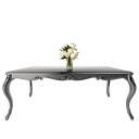 میز غذاخوری مستطیل نگار 8 نفره صفحه mdf و شیشه