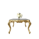 میز غذاخوری مستطیل روبینا 4 نفره صفحه شیشه چاپی 8 میل