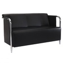 کاناپه دو نفره شیرازه KATRIN پایه آبکاری کروم