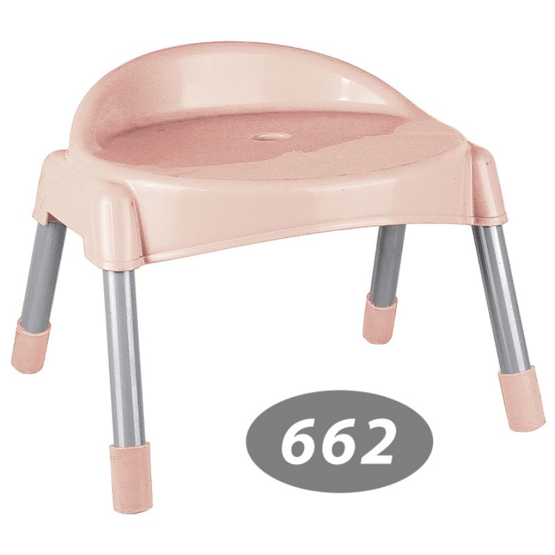 چهار پایه پشتی دار پایه فلزی کوتاه ناصر 662