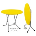 میز گرد پایه فلزی  تاشو ناصر 722