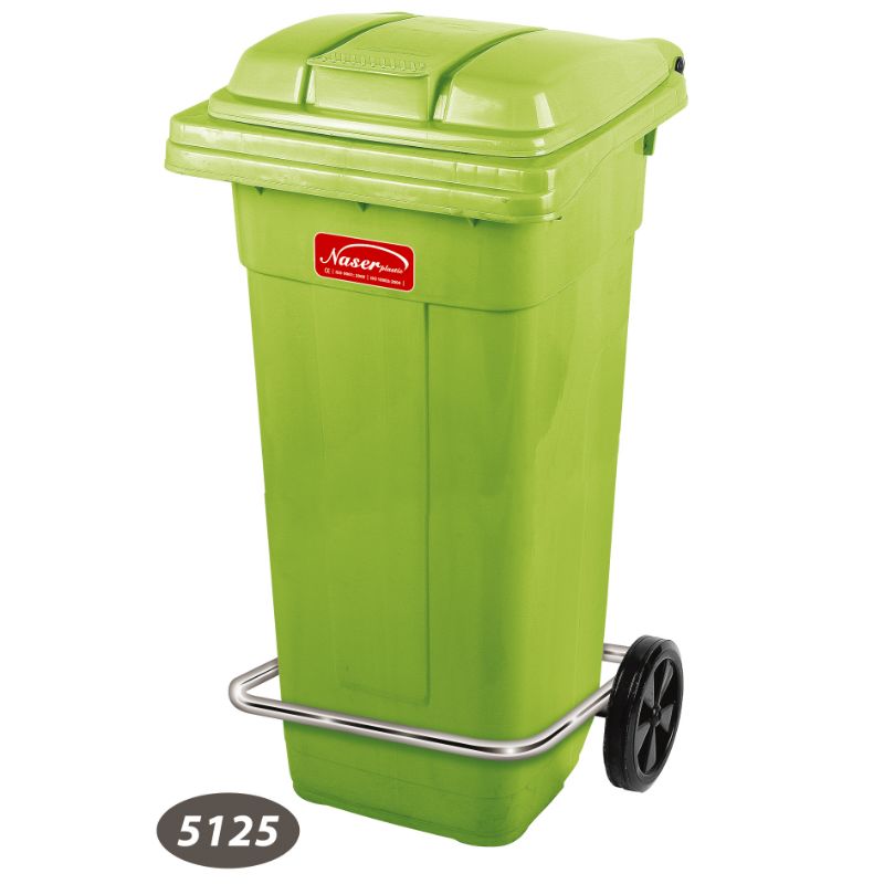 سطل پدالی چرخدار ناصر 5125