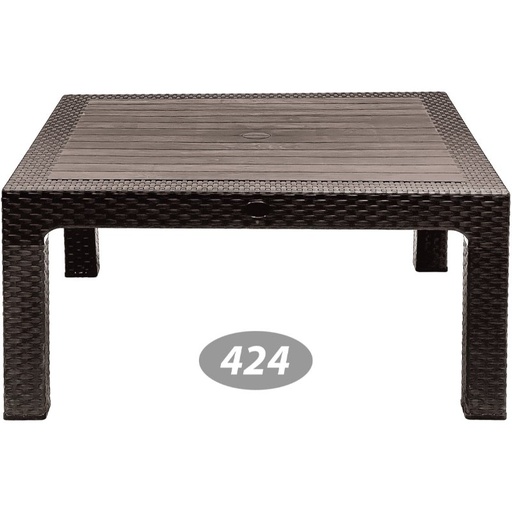 میز جلو مبلی  حصیری مربع ناصر 424